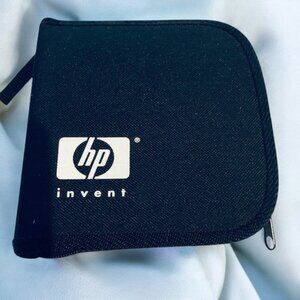 Vintage HP Invent Canvas CD Wallet